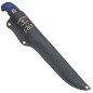 Preview: MARTTIINI Oy Filleting Knife "Martef Filleting Knife 15" Handle blue Leather sheath